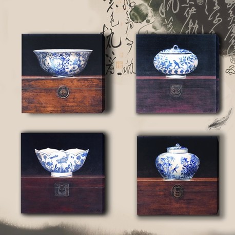 Chinese porselein schilderen promotie winkel voor promoties ... Schilderij woonkamer white
