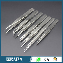 6pcs/set, high quality china hand tools, Antistatic ESD high precision eyelash extension Stainless steel tweezers Set fine Tips