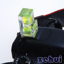 Super 2Axis Hot Shoe Double Spirit Level Camera Bubble Hot Shoe For Canon/Nikon/Pentax Life