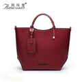 Fashion Autumn 2015 NEW Shell Women Handbag PU Leather Floral Casual