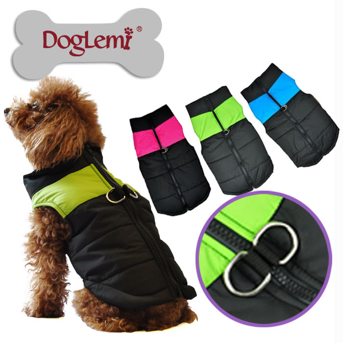 Zip up New Winter Warm Pet Dog Clothes Small Waterproof Dog Coat Jacket