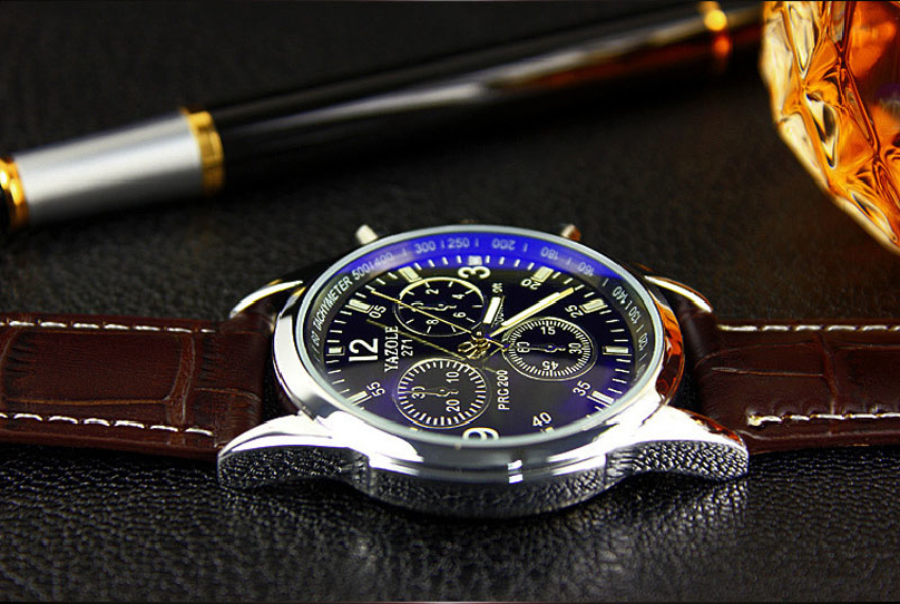 2015 Men s Watches Top Brand Luxury Quartz Watch Fashion Genuine Leather Watches Men Watch relogios