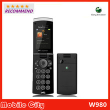 Original Sony Ericsson W980 Mobile Phone Bluetooth 3 15MP Unlocked 3G W980i Cellphone