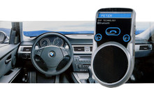 Bluetooth Car Kit громкая стерео динамик громкой связи телефона универсальный солнечных батареях Bluetooth автомобильный комплект громкой связи жк-дисплей