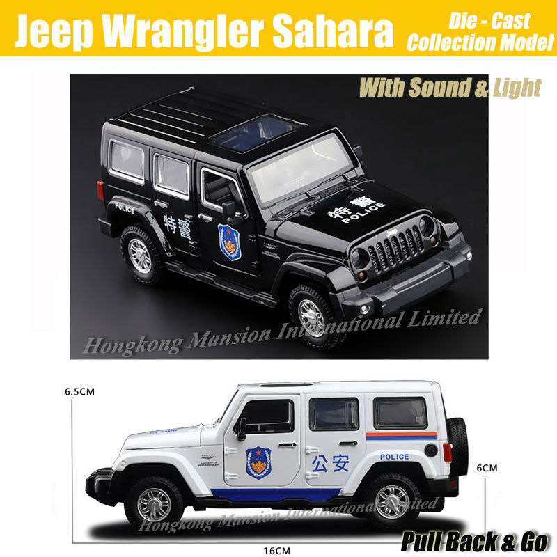 black jeep wrangler diecast model