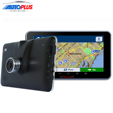 New 7 inch Car GPS Navigation Android FHD 1080P DVR Camera Recorder Bluetooth MT8127 Quad-core processor Truck vehicle gps 8GB