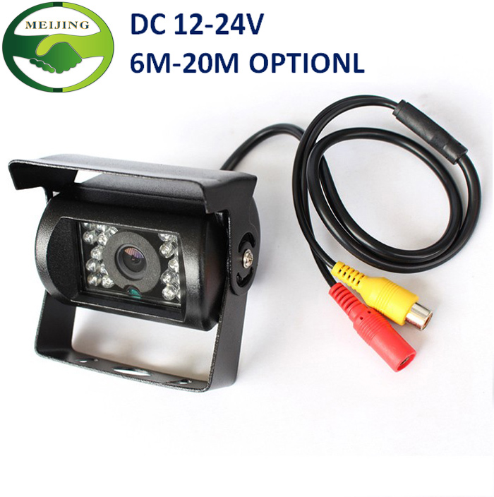 DC 12~24V Car Parking Camera, IR Nightvision Waterproof Rear View Camera With 10M 15M 20M RCA Video Cable For Bus Truck DC 12~24V Car Parking Camera, IR Nightvision Waterproof Rear View Camera With 10M 15M 20M RCA Video Cable For Bus Truck