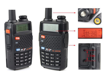 TH UVF8D dual band Walkie Talkie UHF VHF 400 520MHz 136 174MHz 7W 256 CH DTMF