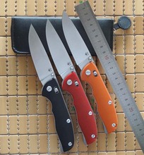 Envío gratis Shirogorov Tabargan 95 cuchillo plegable táctico D2 G10 de la lámina eje del mango sistema al aire libre la supervivencia cuchillos herramientas EDC