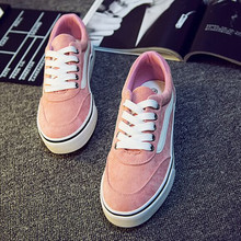 New Women Canvas Shoes Flats Casual Female Low Pink Female Students Women’s Shoes Female Classic Design Casual Autumn Shoes