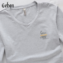2015 Hot sale Men Slim Fit Cotton Lycra V Neck Long Sleeve Casual T Shir Tops