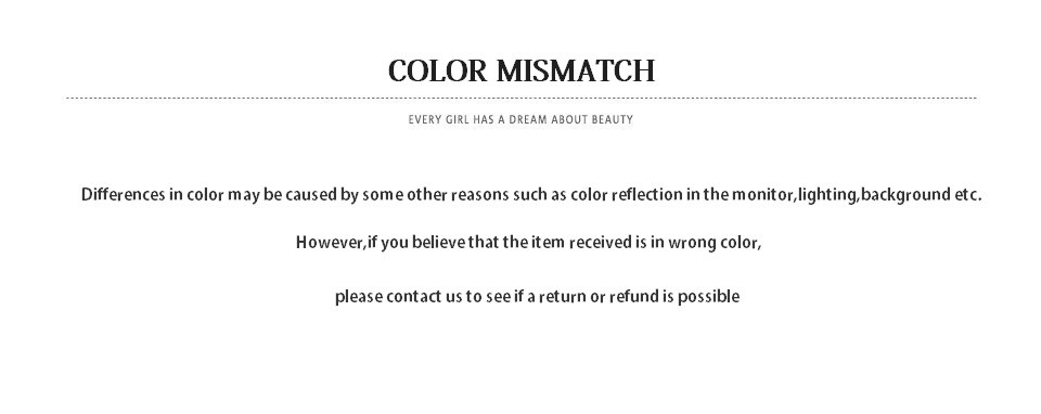 Color Mismatch