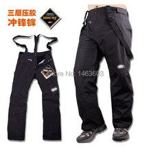 2014 men madam outdoor winter sports ski pants brand waterproof hiking Trousers trousers thick warm Veneer snowboarding pants
