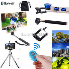 For iPhone6 6Plus 5S 5C 5 4S For HTC ONE For LG 6in1 SmartPhone Monopod Tripod