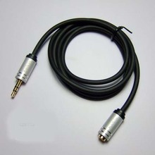 Bold metal extension cable 1M lossless sound bold anti-pull extension cord hifi earphone cable Original amazing quality