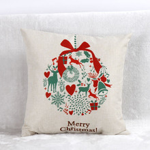 Happy home Pillow personalized pillowcase Vintage Christmas Santa Claus Bed Home Decorate Pillow Case Pillow Shams