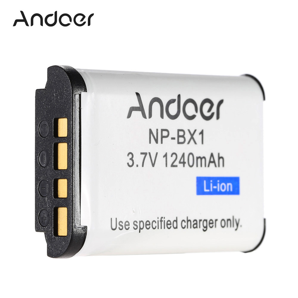 Andoer NP-BX1  3.7  1240  -   Sony Cyber-shot  DSC RX100 II RX1R HX300 HX50V WX300