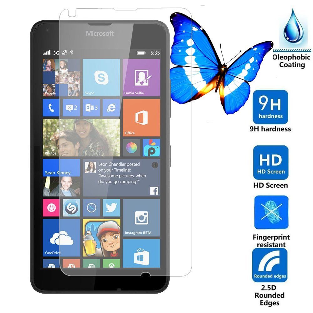 0 3mm Premium Tempered Glass for Nokia Lumia 640 5inch 9H Hard 2 5D Arc Edge