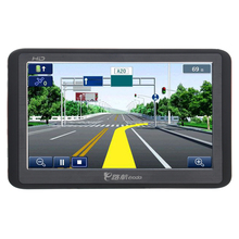 918 5-inch Resistive Screen Windows CE 6.0 4GB Car GPS Navigation with Multimedia player /FM /TF Slot (Black & Red)
