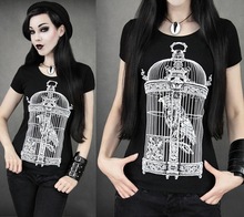 Fashion new harajuku 3D tshirt women black white casual print tees funny hot sale poleras de