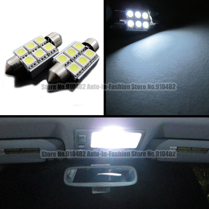 10 . / lot       39   c5w 6   smd 6smd 5050 CANBUS  OBC     