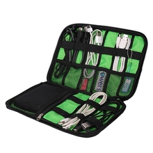 2015 New Data Cable Practical Earphone Travel Storage Bag Earphone Wire Storage Bag Power Pack Electrical Wire Organizer Bag