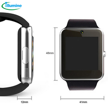 GT08 Smart Watch Clock Sync Notifier With Sim Card Bluetooth Connectivity HD 0.3MP Camera For Apple IOS android OS 3colors