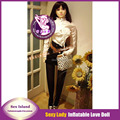 Free Shipping Hot Japanese Young Female Half Entity Inflatable Sex Doll For Men With Silicone Pussy