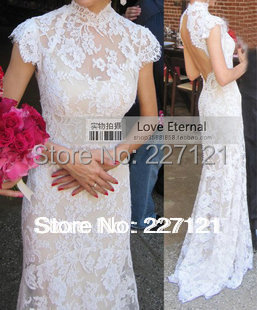 2015 свадебное платье сексуальная открытой спиной длинный шнурок свадебное платье модный Brideslmaid белый красный цвет Availabal леди платье