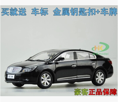 New Buick Lacrosse 1:18 Shanghai GM Original high quality alloy car model simulation black gift limited collection
