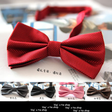 Free Shipping 20 Colors  Solid Fashion Bowties Groom Mens Colourful Plaid Cravat Male Marriage Butterfly Wedding Party Buiness