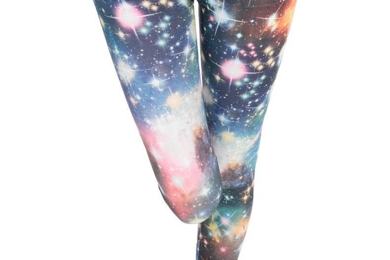 New fashion print leggings galaxy digital print slim leggings plus size sexy pants free shipping color star SM9005