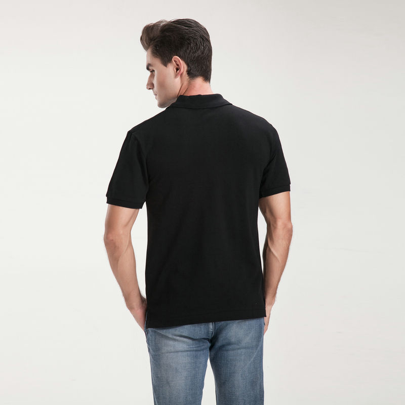 cdg black polo