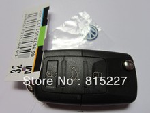 10pcs/lot VW Volkswagen 3 Button Remote Key Shell Case Car Key Blank Cover