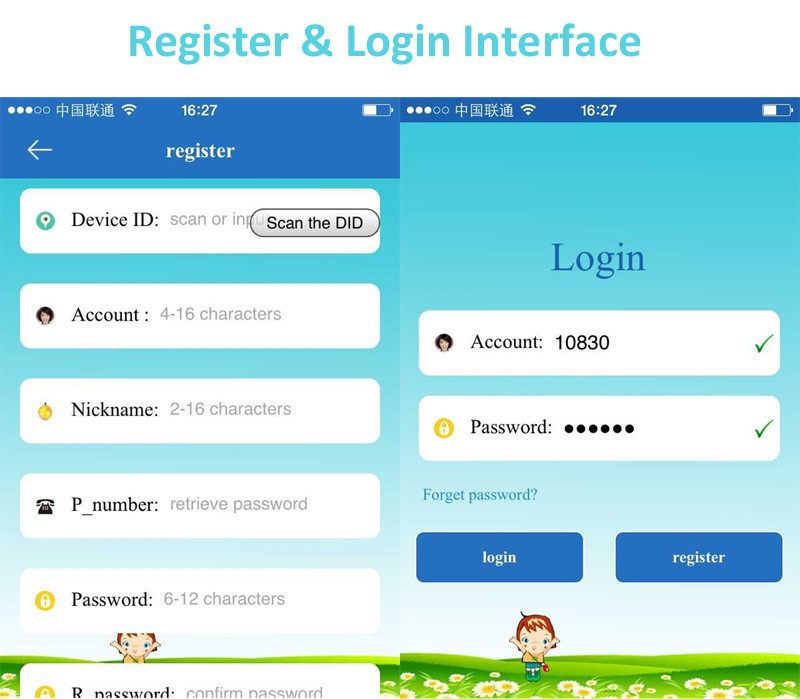Register & Login Interface-800