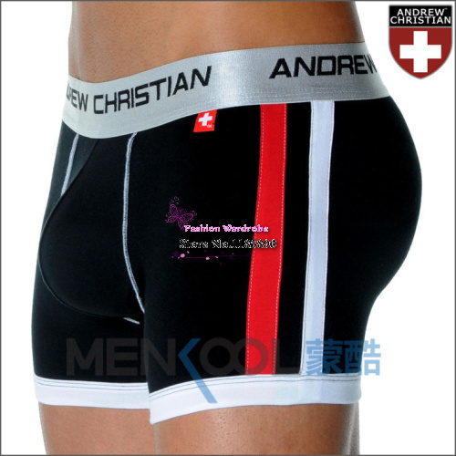 2015 Men Marcas Underwear Andrew Christian Male Boxers U Convex Pouch Sexy Modal Underpants Cueca Boxer