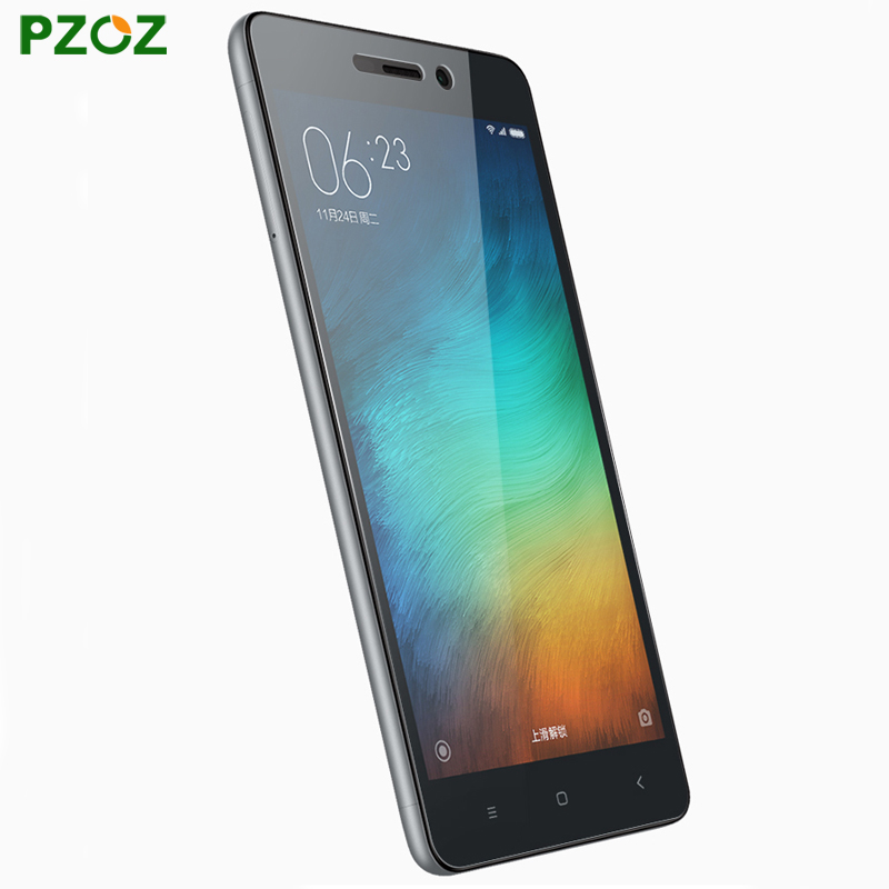 PZOZ Закаленного Стекла Для Xiaomi RedMi 3 Протектор Экрана Оригинал Xiaomi редми 3 Pro Фильм Xiomi Редми 3 pro Xiaomi Redmi3 5.0