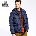 Brand clothing AFS JEEP white duck down jacket men 2016 new fashion Thick Winter mens down