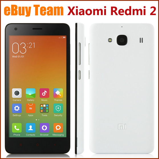 Original Xiaomi Redmi 2 Red Rice 2 Mobile Phone 4G LTE Dual SIM MSM8916 Quad Core