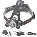 USB 18650 Headlight Boruit led CREE XML T6 headlamp LED light with charger