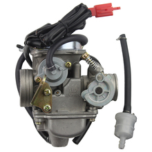 GOOFIT 24mm and 42mm air filter PD24J motorcycle Carburetor Carb for GY6 125 CC 150CC ATV Go Kart Moped and Scooter N090-058