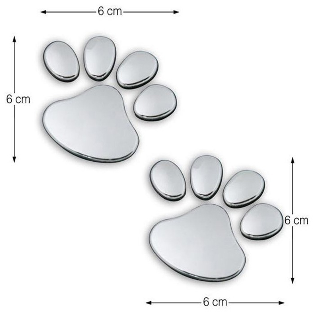 EHAO 10Pcs 3D gato Paw perro de la garra auto coche cami/ón port/átil iPad ventana de la pared de la motocicleta decoraci/ón Decal Sticker