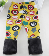 Special offer Autumn Winter Children s 3 12 Year Cotton Warm Pant All Match Fleece thickening