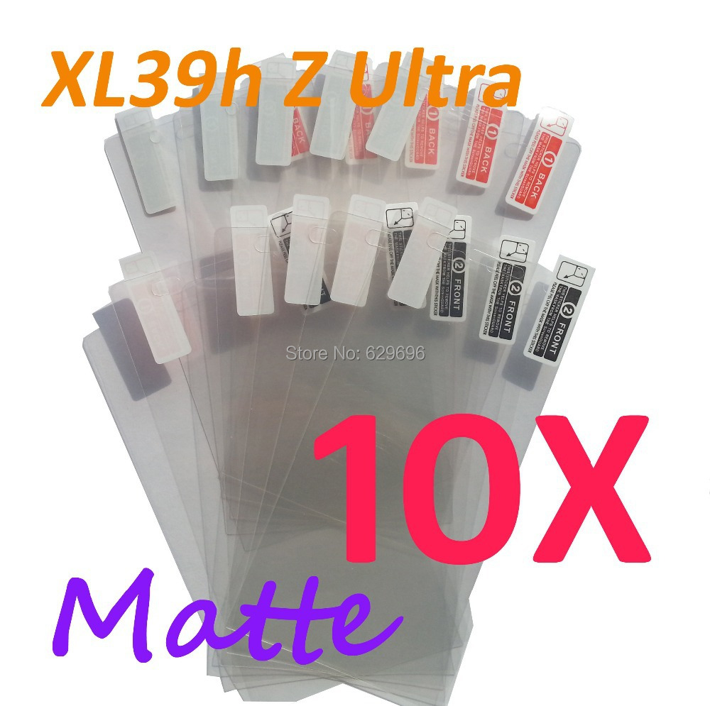 10pcs Matte screen protector anti glare phone bags cases protective film For SONY XL39h Xperia Z