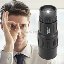 16 x 52 MM ajustable Ocular lente óptico Monocular que acampa del recorrido telescopio