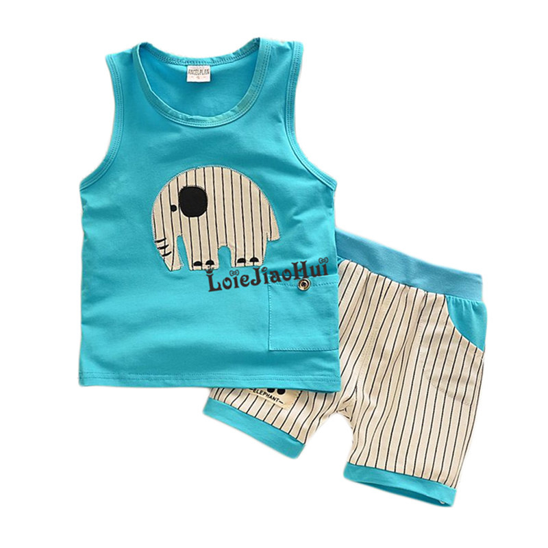 2016 Cartoon Mickey Summer Baby font b Boy b font Girl font b Clothing b font