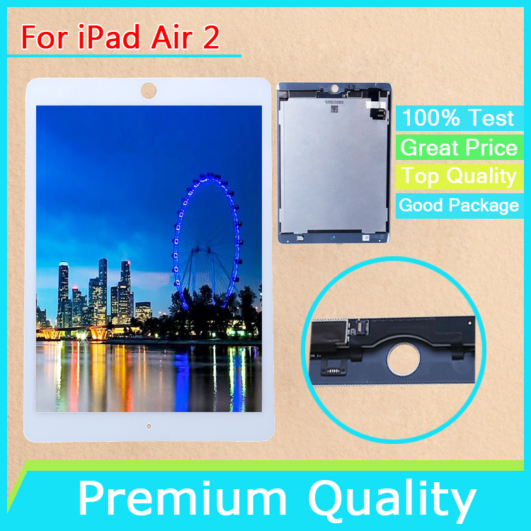    iPad Air 2 iPad 6  LCD  + Touch Screen Digitizer   A1566 A1567  
