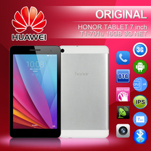 Original Huawei Tablet PC Mobile Phone honor T1-701U WCDMA 7 inch 1024 x600 IPS Quad Core 1.2GHz 1GB+16GB Android 4.4 2MP+2MP