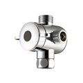 2016Contemporaoy Multi Purpose 3 way Shower Head Diverter Valve G1 2 Three Function Switch Adapter Valve