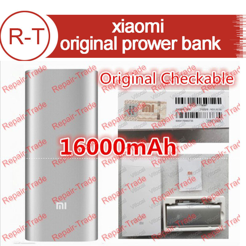 Original xiaomi Power Bank 16000mAh 5V Dual USB output power bank For Xiaomi Iphone Ipad Sumsung